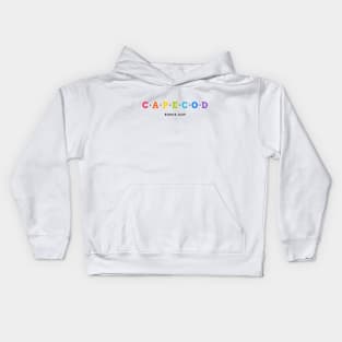 Cape Cod Rainbow Pride Kids Hoodie